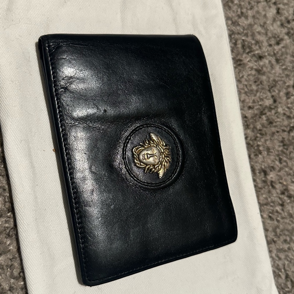 Authentic Versace Black Medusa Wallet